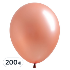 Joy Balloon 13cm 氣球, 珍珠玫瑰金, 200個