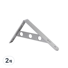 GeoBiz 高級款支架型不鏽鋼層架, 2個, 銀色