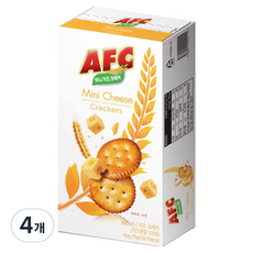 AFC 미니 치즈 크래커, 4개, 150g