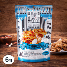 정꼬꼬 진짜 닭껍질 튀김 사우어크림향 & 어니언, 60g, 6개