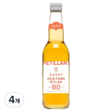 MAISON SASSY 蘋果氣泡飲, 4個, 330ml