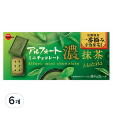 BOURBON 北日本 Alfort 巖茶迷你巧克力, 6個, 60g