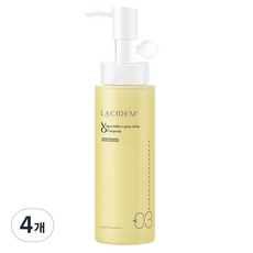 LACIDEM 비건 피디알엔 큐티클 셋업 오일 앰플, 100ml, 4개