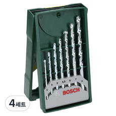 BOSCH 博世 衝擊鑽頭 石材 7件組 3 / 4 / 5 / 5.5 / 6 / 7 / 8 mm 2607019581, 4套