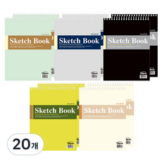 希望筆記本公司 優質內頁美術專家用素描本 隨機出貨, 5開, 10張, 20個