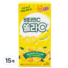 고려은단 쏠라C 정 레몬맛, 80정, 15개