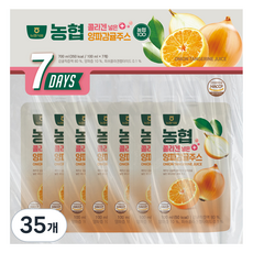 Nonghyupsikpum 洋蔥柑橘汁, 100ml, 35個