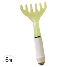 썸즈마인 手持頭皮按摩器, 綠色, 6個