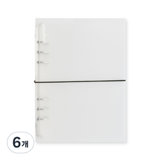 gyou COMPOUND A5 6孔活頁夾 附Logo, 橄欖綠(綁帶), 6個