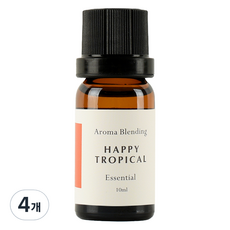 소소코 아로마블랜딩 에센셜오일 해피 트라피컬, 4개, 10ml