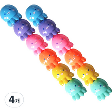 2Youngdesign 可愛章魚螢光筆 2入, 混色, 4個