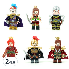 Brickcool 英雄三國志第3彈 6款人物公仔, 2套