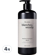 미쟝센 디아뜰리에 퍼퓸 샴푸 블랑쉬앤우디, 900ml, 4개
