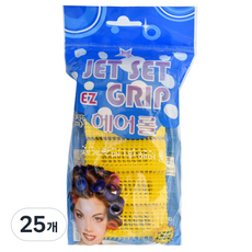 JET SET EZ grip 髮捲 31mm, 黃色, 25個