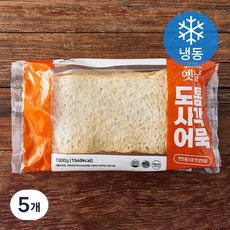 옛날 도톰 사각 어묵 (냉동), 1kg, 5개
