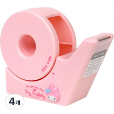 바이하츠 마이멜로디 에어픽스 테이프컷터기, 연핑크, 4개