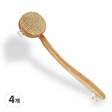 Market Plan 多功能豬鬃沐浴刷, 1入, 混合顏色, 4個