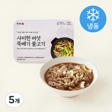 사미헌 버섯 뚝배기 불고기 (냉동), 250g, 5개