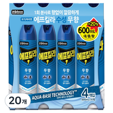 에프킬라 수성 에어로졸 살충제 무향, 600ml, 20개