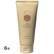 미샤 크리미 라떼 클렌징 폼 카카오, 172ml, 6개