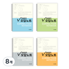 theopenhouse 我的錯題 線圈筆記本 23-5872, 隨機出貨, 8個