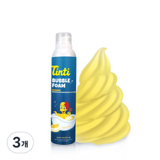 Tintee 香蕉味嬰兒泡泡潔面乳, 200ml, 3瓶