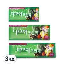 다모아 뽑아쓰는 크린백 소형 100p + 중형 100p + 대형 100p, 3세트