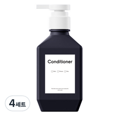 newnlook Poli 按壓瓶 洗髮精 沐浴乳 補充瓶 廚房洗潔精 空瓶 一般型 400ml + B標籤貼紙 潤髮乳 套組, 4套, 深灰色(空瓶)