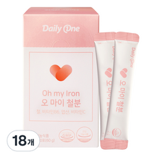 데일리원 오 마이 철분, 60g, 18개