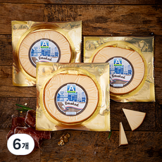 스모크 치즈 디스크, 100g, 1개입, 6개