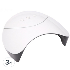 LED UV 젤네일 라인램프 Z3 36W, 3개, 화이트