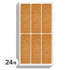 沈社長家 塗層標籤紙 名牌膠帶 索引貼紙 軟木組合, 24個, 6入