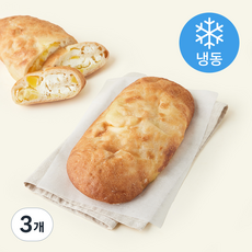 브로드카세 발효종 고구마 치즈가득 치아바타 (냉동), 370g, 3개, 1개입