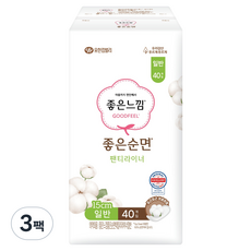 GOODFEEL 優質純棉長護墊, 一般, 40件, 3包