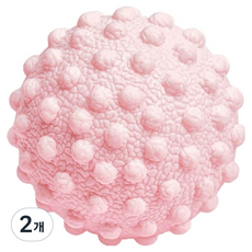 Hataesmall 每日簡約指壓棒 8cm, 粉紅球, 2個