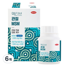 Hanmi Healthcare MSM補充錠 60g, 60顆, 6個