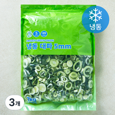 대파 5mm (냉동), 3개, 1kg