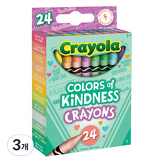 Crayola 繪兒樂 Kindness蠟筆, 24色, 3個
