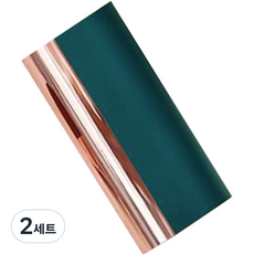 攜帶式除塵滾筒黏毛器 綠玫瑰金主體 + 補充包2入組, 2套
