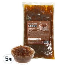 커피 곤약 버블티펄, 1kg, 5개