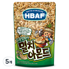 바프 구운양파맛 멸치 아몬드, 300g, 5개
