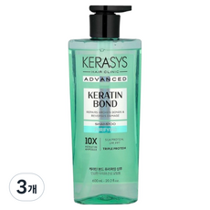 케라시스 케라틴 본드 샴푸 퓨리파잉, 3개, 600ml