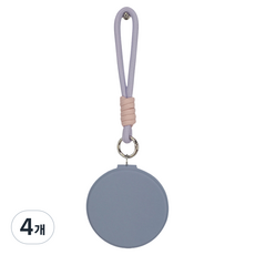 찐웨이 데일리 실용적인 손거울 8.5 x 8.5 cm, 블루, 4개