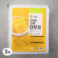 풀무원 스틱 단무지, 3kg, 3개