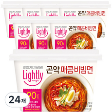 라이틀리 곤약 매콤 비빔면 216.5g, 24개