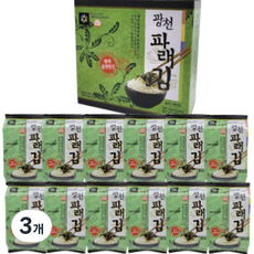 삼원 광천 파래김 실속선물세트 1호 144g, 3개