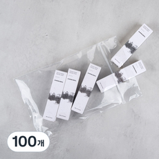 혜림봉투 PE손잡이 지퍼백 25 x 5 + 30, 투명, 100장