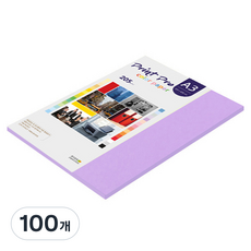 종이문화 프린트프로 두꺼운 칼라 복사지 No 21 퍼플 205g, 100개