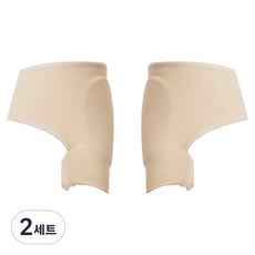 腳趾保護墊內置型雙腳穿戴組 皮膚色, 2套