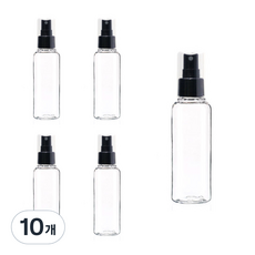 噴霧噴霧空瓶 100ml, 黑色, 10個